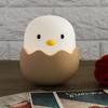 Cute Chick Shape USB Silicone LED Rechargeable Night Lamp Mini Reading Light (Cold White)