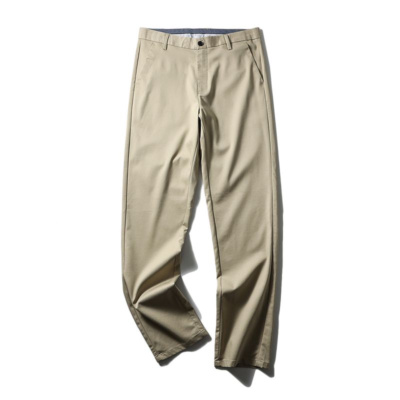 Lyocell Fiber! Foreign Trade Export Surplus Spring/Summer Men's Straight-Leg Comfortable Stretchy Breathable Casual Dress Pants