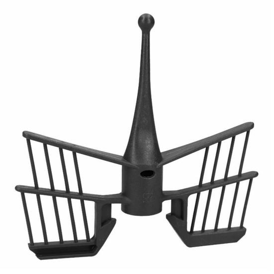 Yousheng Rührbesen Ergonomischer, zuverlässiger Schneebesen aus Kunststoff, kreative Schmetterlingsform, Rührbesen für Thermomix-TM31/TM6/TM5