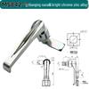 MS324 Zinc Alloy T/L-Type Handle Lock for Air Purifier Door and Industrial Equipment