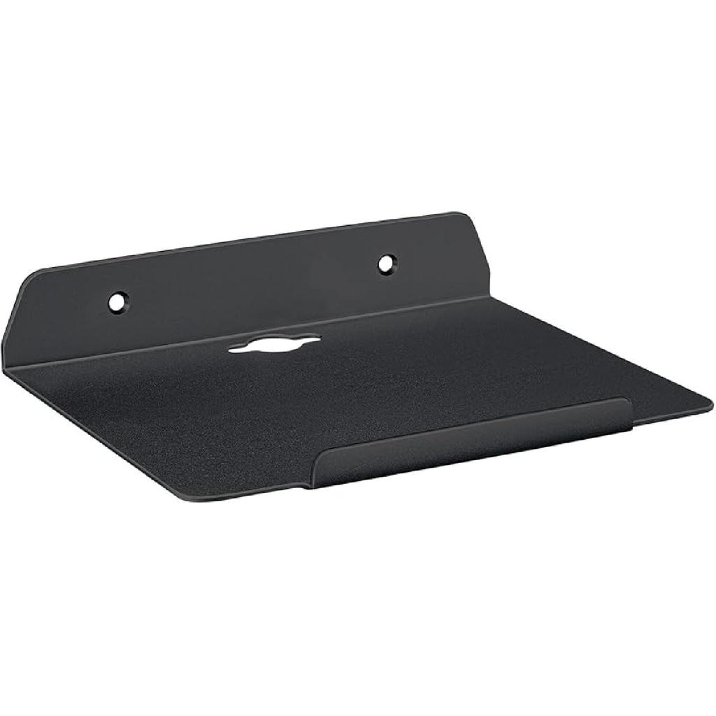 8 inch Small Floating Metal Wall Shelf,Deep Floating Shelves for Speakers,Cameras,Routers,Heavy Duty Metal Floating Wall Shelf with Ledge for