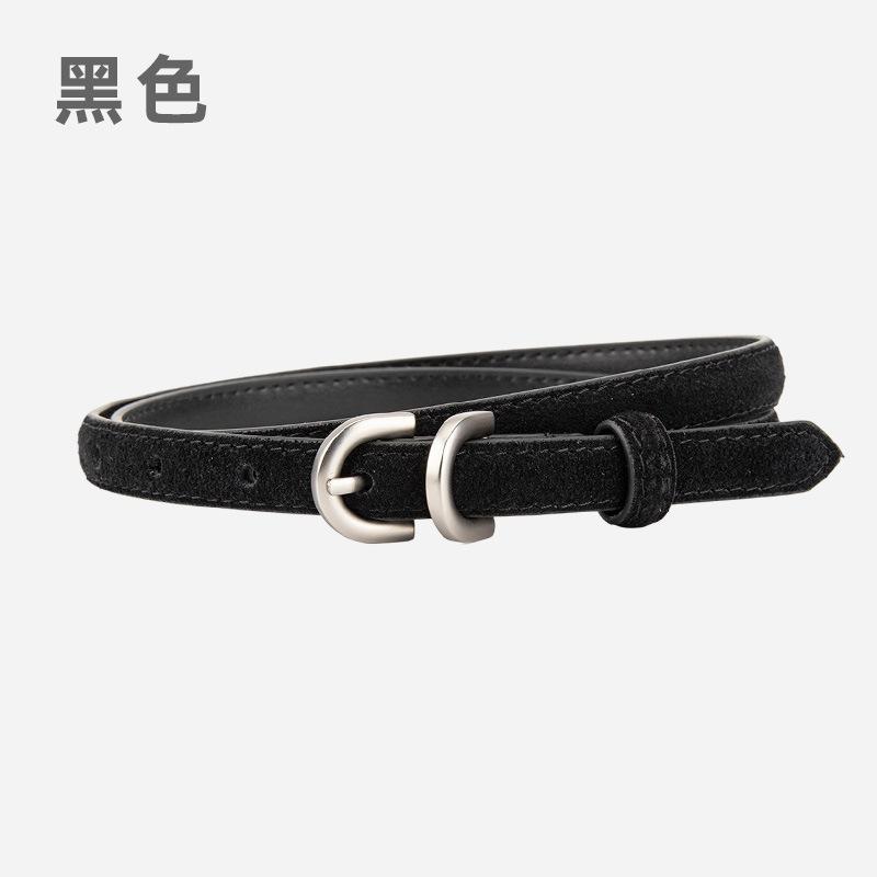 New Punk Casual Suede Belt Ladies Decoration Fashion Versatile Belt