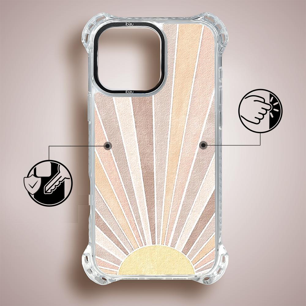 Etui Do Iphone 16 Pro Max Ibizu Dropguard Ultra Z Magsafe, Boho, Wschód Słońca