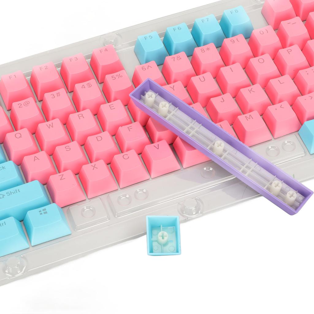 PBT Keyboard Keycaps 2 Color Injection Molding Light OEM Height Combination Keycaps for Mechanical Keyboard