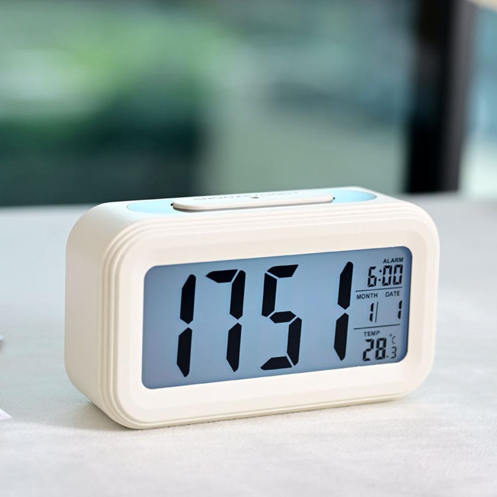 Adjustable Luminous Mode LED Alarm Clock Multifunctional Desktop Alarm Clock Home Decor