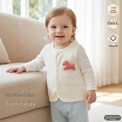 Baby Vest: A-Class Cotton Sleeveless Jacket for Infants and Toddlers - Spring/Fall Warm Outerwear for Outings