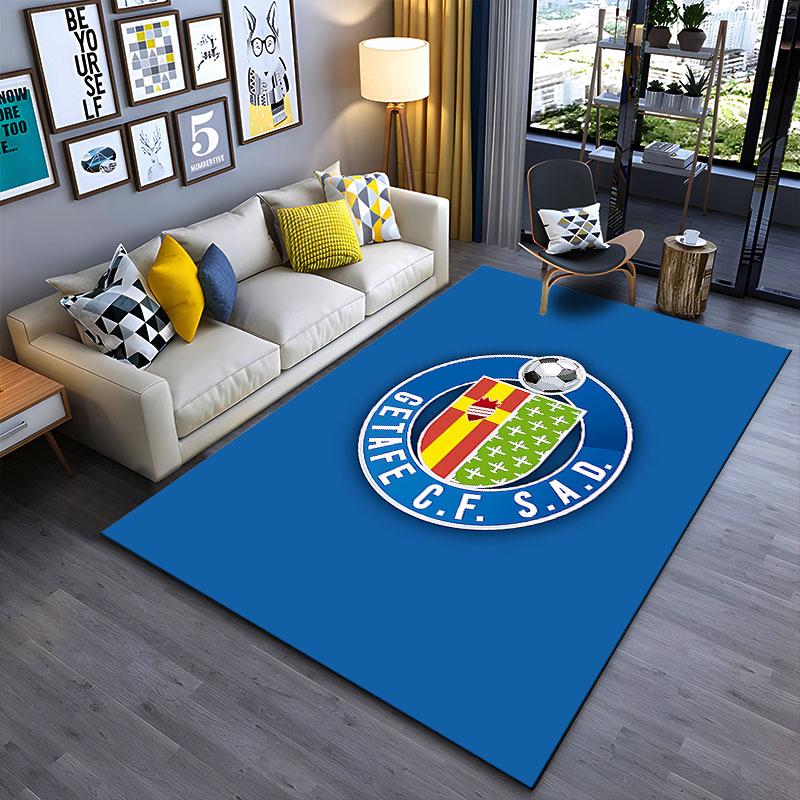 Getafe CF Shield Carpet Design suitable as a non-slip mat for the living room or bedroom sofa