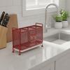 3 Grid Chopstick Storage Box Carbon Steel Kitchen Utensil Storage Basket Cutlery Holder  Spoon Fork
