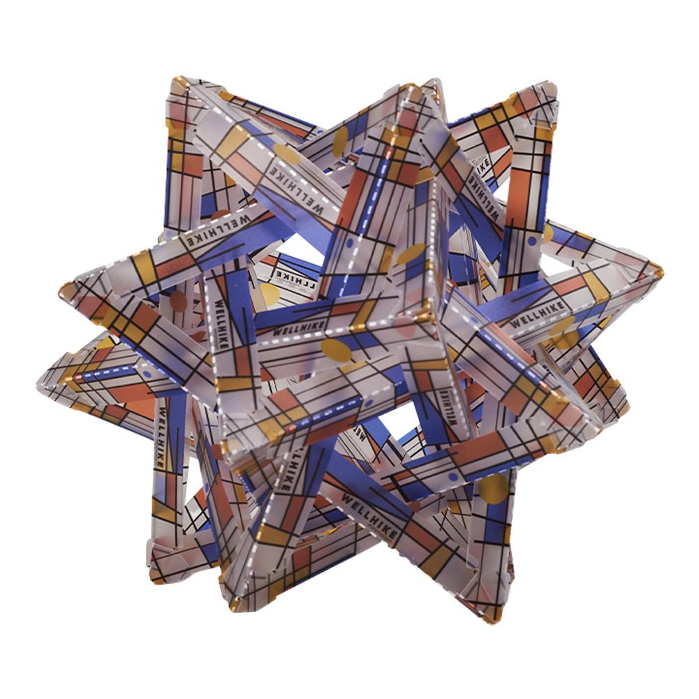 DIY Outdoor Star Camping Light Shade Wear-Resistant Outdoor Lantern Shade Decorative Lampshade for Outdoor Camping Tent