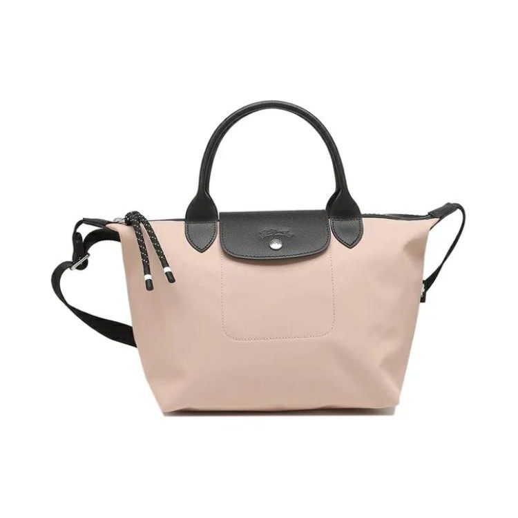 Longchamp Le Pliage Energy 25 Short Handle Recycled Canvas Crossbody Tote Bag Small Women Bags Hawthorn-Red 1512HSR538