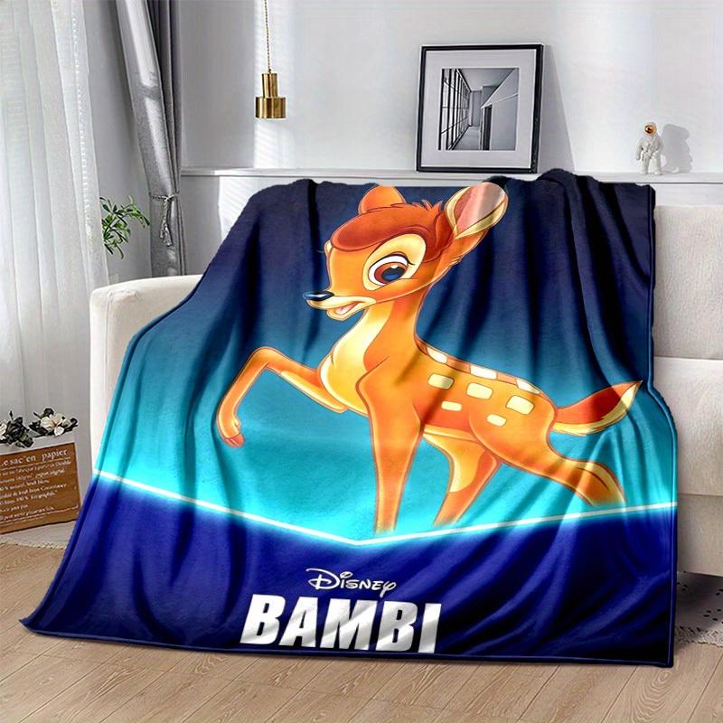 1pc, Bambi Deer Print Blanket Home Decor, Couch Throw, Outdoor Blanket, Gift for Friends, Coverlet Suitable for Bedroom
