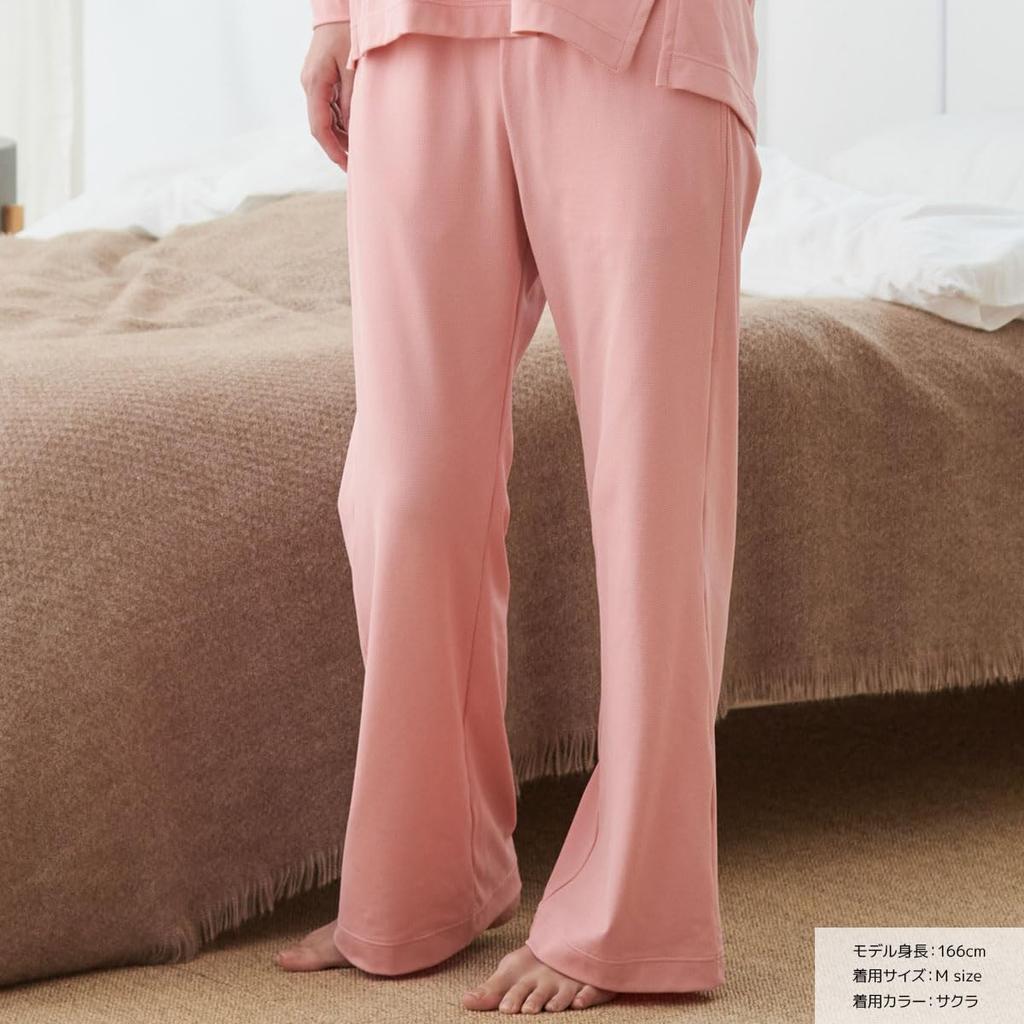 VENEX Standard Flared Size Recovery General Medical Device Women's Dry+ Pants, Sakura, M, 6583, Wear,