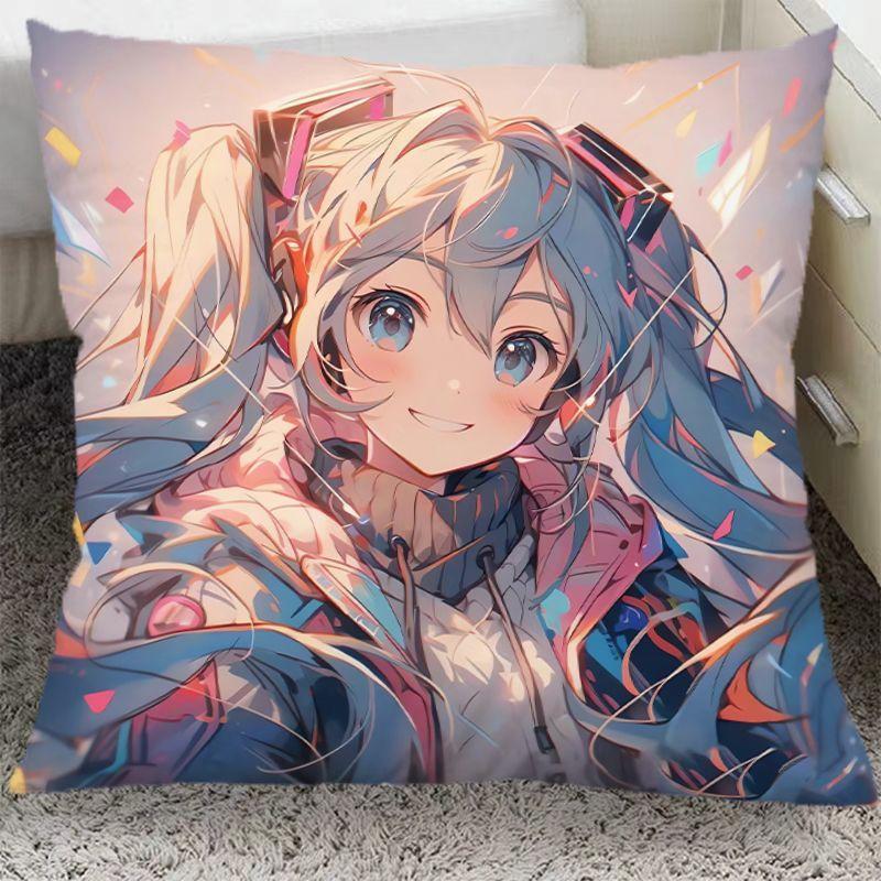 Hatsune Miku Periféria Dvojrozmerný Vankúš Študentská Izba Animácia Spálňový Vankúš Obývacia Izba Pohovka Vankúš Narodeninový Darček