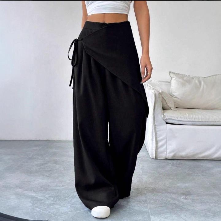 2026 Women's European & American Loose Slimming Wide-Leg Suit Pants