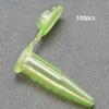 100PCS 0.5 Ml Centrifuge Tubes Various Colors Seed Preservation Test Tube Clear Scale Bottom Tip Centrifuge Vial Laboratory Use
