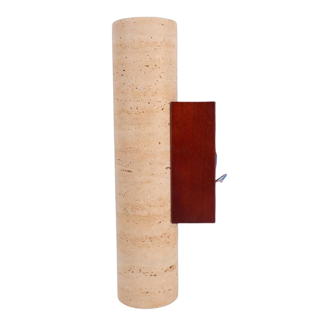 Indoor Strip Up Down Wall Sconce Modern Yellow Travertine Wall Sconce Up and Down Light for Bedroom Hallway