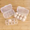 Outdoor Transparent Egg Organizer Box For Camping Picnic Barbecue Practical Outdoor Accessories 3/4/8 Grids Portable Egg Box
