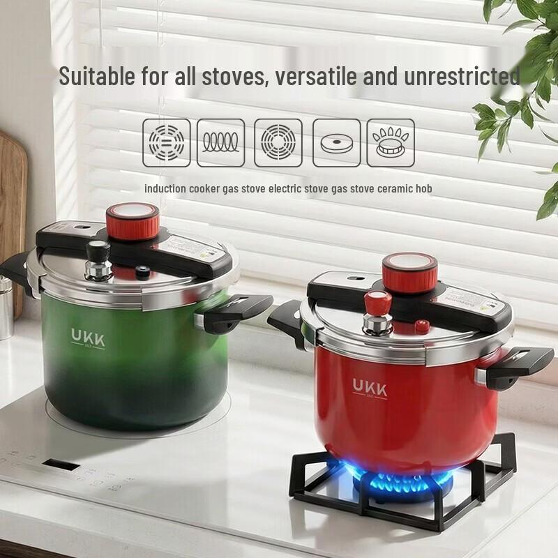

UKK 304 Stainless Steel One-Hand Opening Explosion-Proof Pressure Cooker
