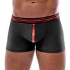 Boxer with Zip Tillio Black-Red - Svenjoyment - Sexy Boxer