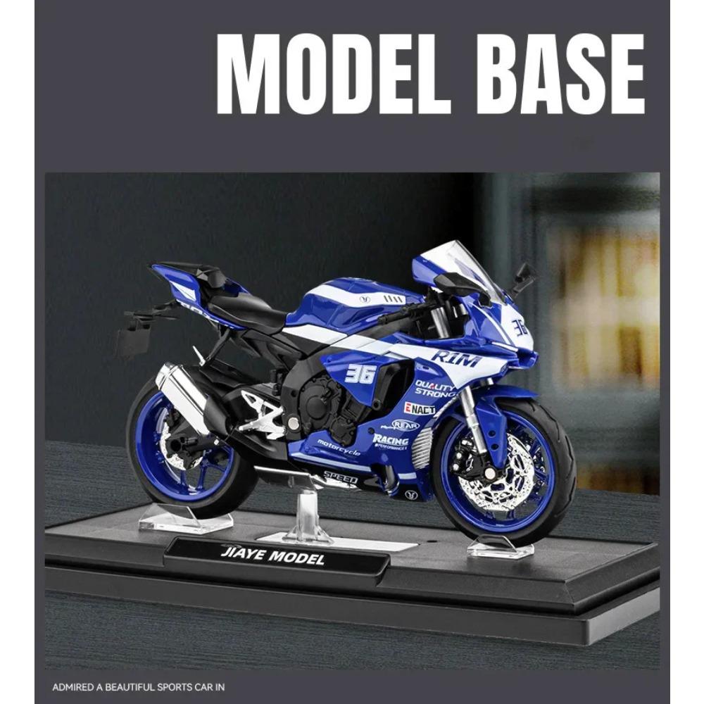 1/12 Yamaha YZF-R1M Zliatinový Model Motocykla Diecast Vozidlá Zvuk a Svetlo Off Road Autocykel Kolekcia Detské Hračky Darček