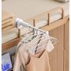 Retractable Multi-Hole Portable Clothes Drying Rack - No-Drill Travel Hook for Hotel or Balcony Use