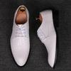 2025 Chaussures Formelles en Cuir Homme Chaussures de Ville Affaires Mâle Géométrique Rouge Oxfords Fête Mariage Décontracté Mocassins Homme Chaussure Homme88