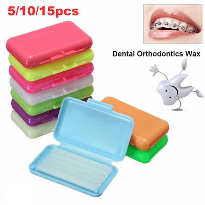 Portable Ortho Braces Healthy Fruit Scent Dental Orthodontics Wax Dental Care Teeth Protective Wax