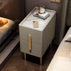 Minimalist Solid Wood Smart Nightstand