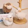 Soft Fluffy Sheep Plush Pendant Adorable Look Gentle Touch Great Bag Decor Gift For Kids And Friends