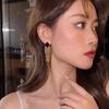 New Fashionable Tassel Earrings - Statement Long Drop Earrings - Luxury Niche Ear Jewelry
