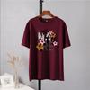 Shellsuning Vintage Graphic Harajuku Trička s potiskem Dámské 100% bavlna O Krátký rukáv Měkké trička Dámská Jednoduchá estetická trička
