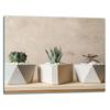 GLASS CUTTING BOARD 52x40 CACTUS