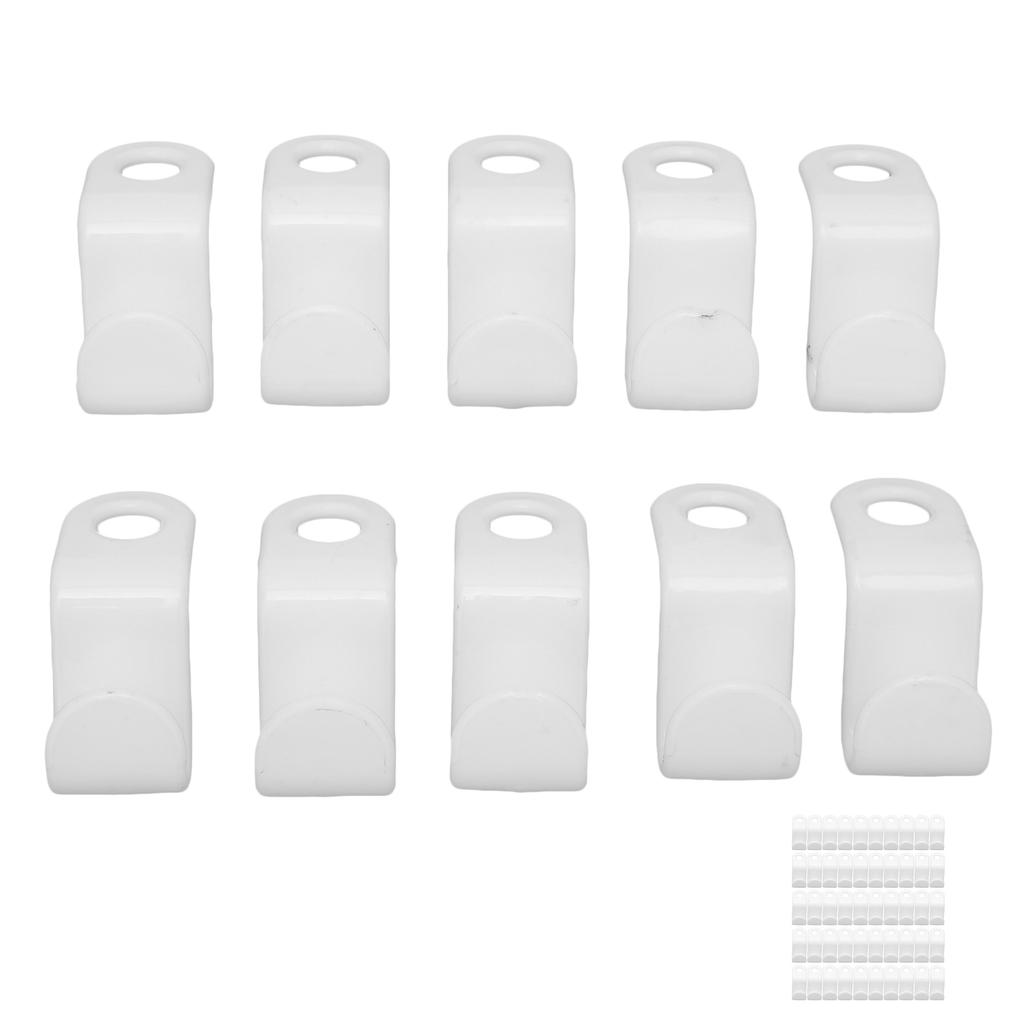 50pcs Clothes Hanger Connector Hooks Space Saving Coat Hanger Connectors for Wardrobe Closet Garderobe