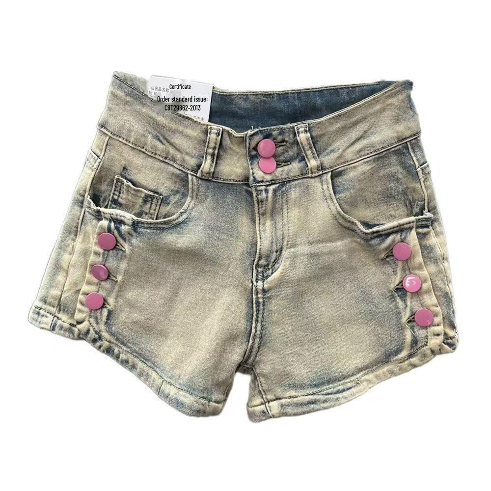 

Vintage Low Waist Denim Shorts for Women - Slimming Stretch Hip-Huggers 2X-Large