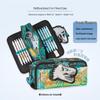 Two-in-One Kids Pencil Case with Large Capacity for Boys and Girls - School Stationery Box and Gift