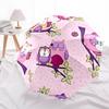 1pc Owl Pattern Automatic Open/Close Umbrella, Lightweight for Women/Men, Perfect Gift - for Everyday or Holiday Eventsyy251127078