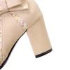 Womens Short Boots High Block Heel Pointed Toe Suede Ankle Winter Fashion