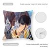 K-Kimi No Suizo WoTabetaiES Cushion Cover Anti-dustmite Pillowcase Invisible Zipper Silky Short Plush Sofa Cushion Cover