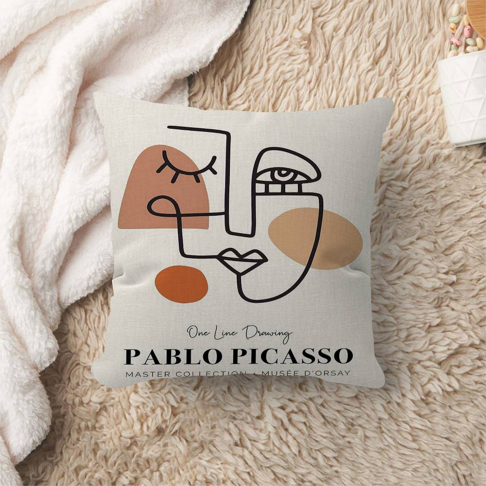 P-Picasso Woman Pillow Cover Sofa Cushion Cover Home Room Decoration Children Gift