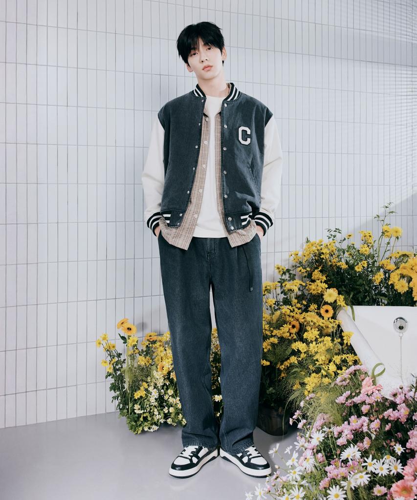 COVERNAT Cordura Semi-Wide Denim Easy Pants Black