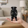 3D Printed Ornament Animal Detailed Figurine Fighting Mythical Elephant Fighter Style Ornament Trunk Folds Figure Statue Desk Decor for