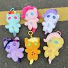 Kawaii Pony Plush Backpack Pendant Keychain Twilight Sparkle Fluttershy Pinkie Pie Cute Bag Decoration Toy Gift