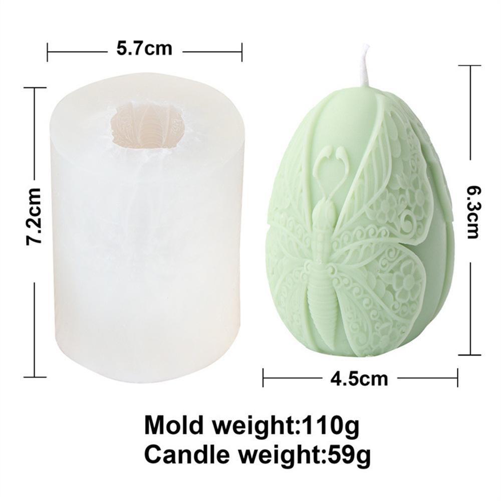 Easter Egg Flower Ball Candle Silicone Mold Handmade Chocolate Decoration Gypsum Aromatherapy Soap Resin Candle Silicone Mould