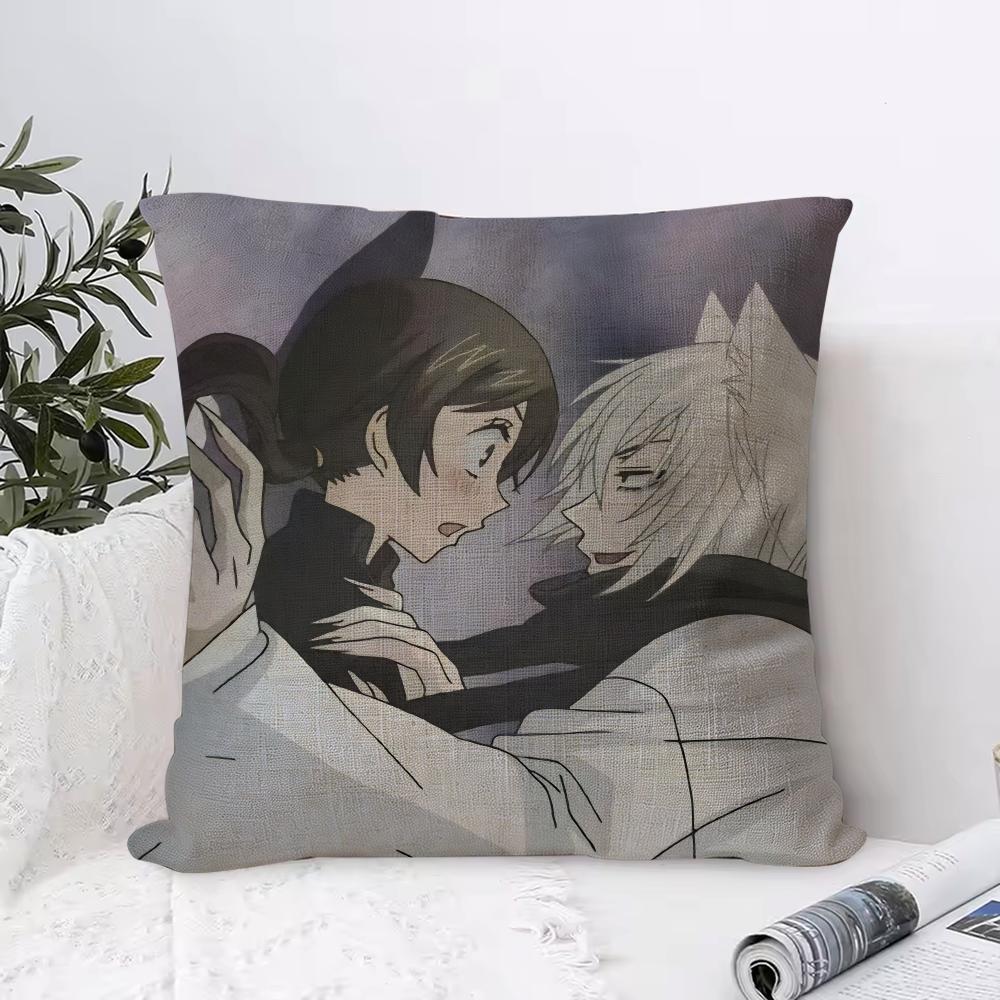 KKamisama Hajimemashita Cushion Cover Eco Linen Pillow Case DoubleSided Print Breathable Durable Zipper Home Decor Gift