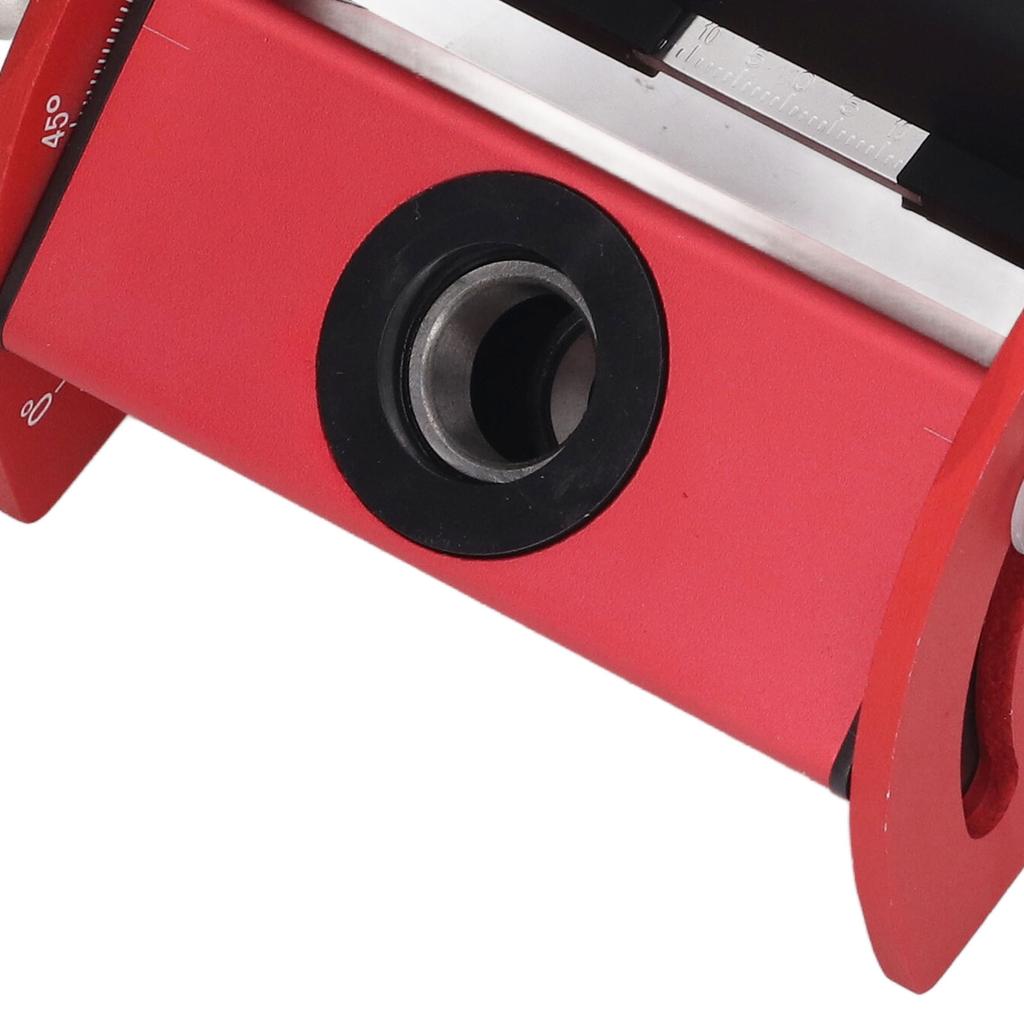 Woodworking Hole Locator Aluminum Alloy 0‑90 degrees Clear Scale Positioner for Inclined Hole