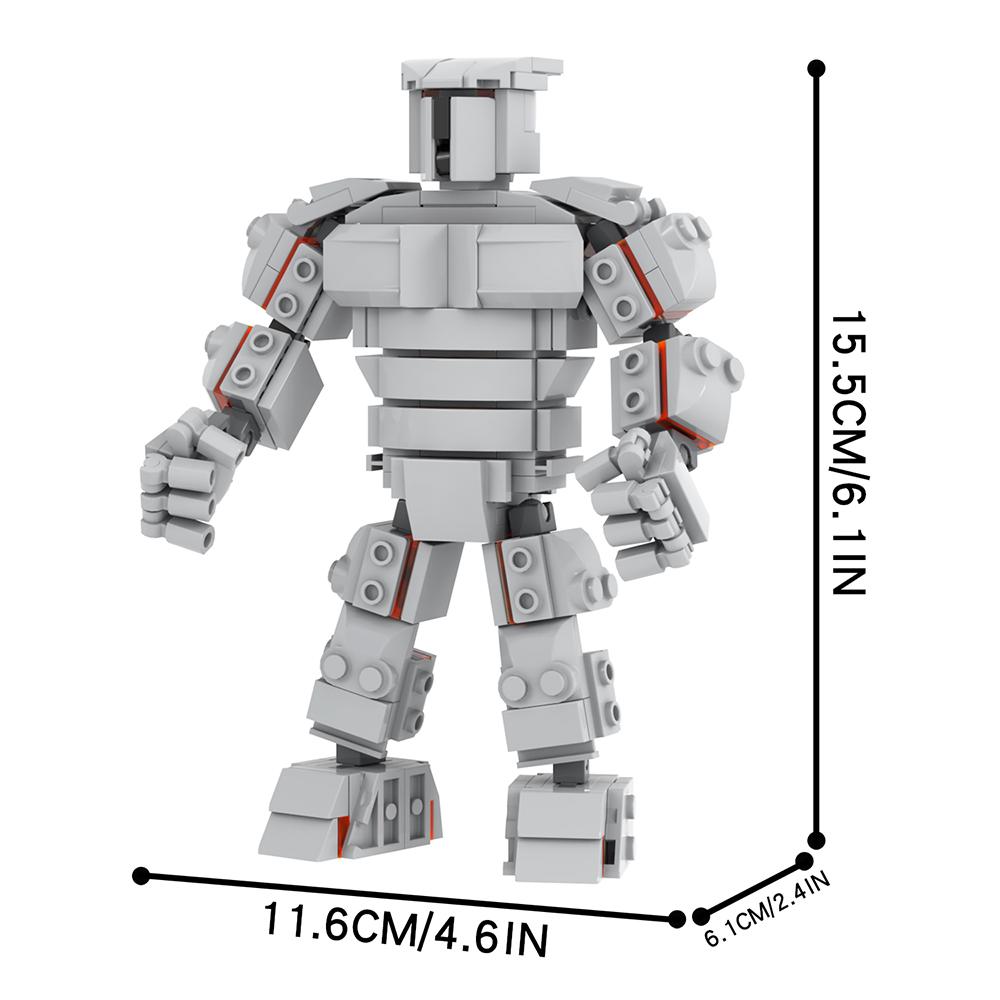 MOOXI Movie Series 218Pcs MOC Bricks Odin Humanoid Weapons DIY Building Blocks Education Toys For Children Birthday Gift MOC1389