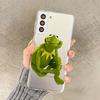 kermit the frog Phone Case for Samsung S20 S10 lite S21 plus S7 edge S8 S9 S10 S20 S22 plus ultra Clear Case