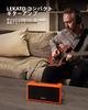 Portable 5W Mini Guitar Amplifier with Clean Overdrive Mini and Everyday Practice Effect, Bass, Bluetooth, (Orange)
