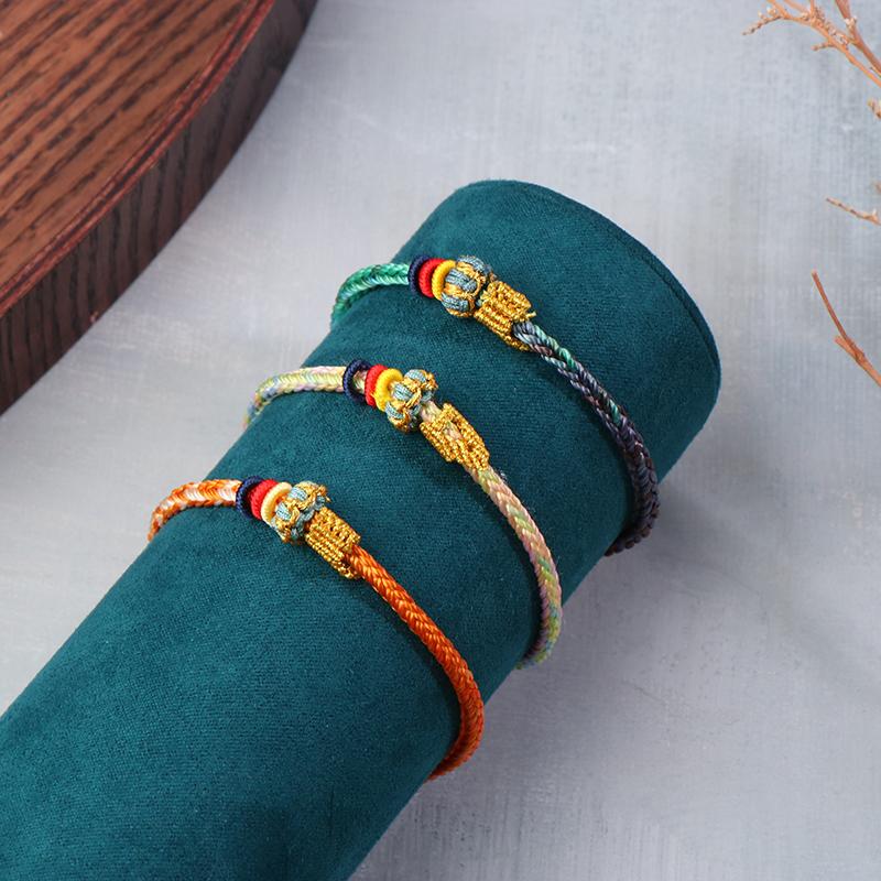 Hand-Woven Adjustable Bracelet Unisex Lucky Charm Bracelets Perfect Bangles Gift For Friends And Relatives