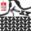 50pairs Silicone Anti Slip Silicone Nose Pad For Eyeglasses Butterfly Glasses Nose Rest With Height Enhancement Anti-Cratering